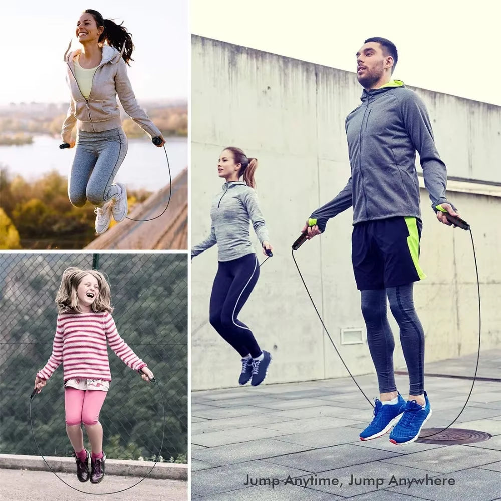Professional Portable Jump Rope Student Sports Fast Speed Jumping Rope Fitness Gym Home Exercise Slim Body Fitness Equipment